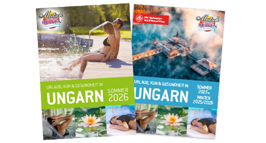 Aktuelle Mutsch Ungarn-Reisekataloge